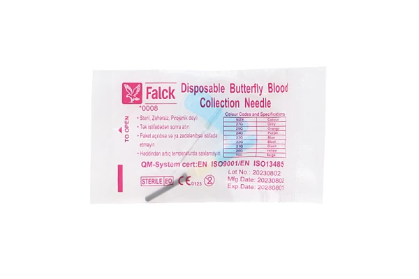 DISPOSABLE BUTTERFLY NEEDLE 23g